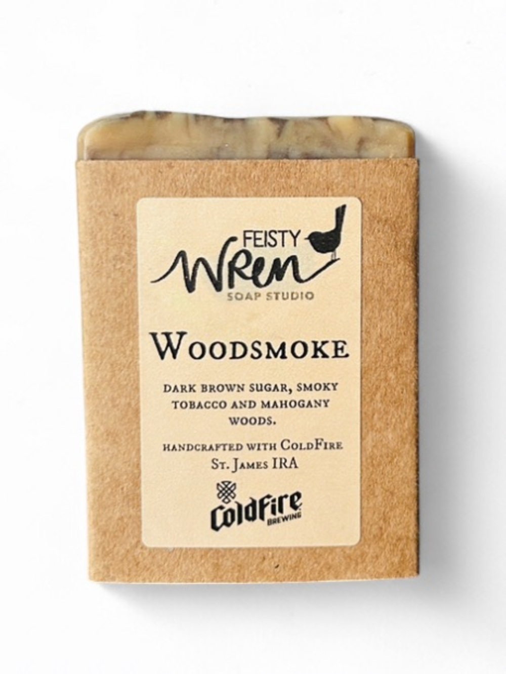 🔥 Woodsmoke Beer Soap Bar Oregon Handmade 4.5 oz NWT
